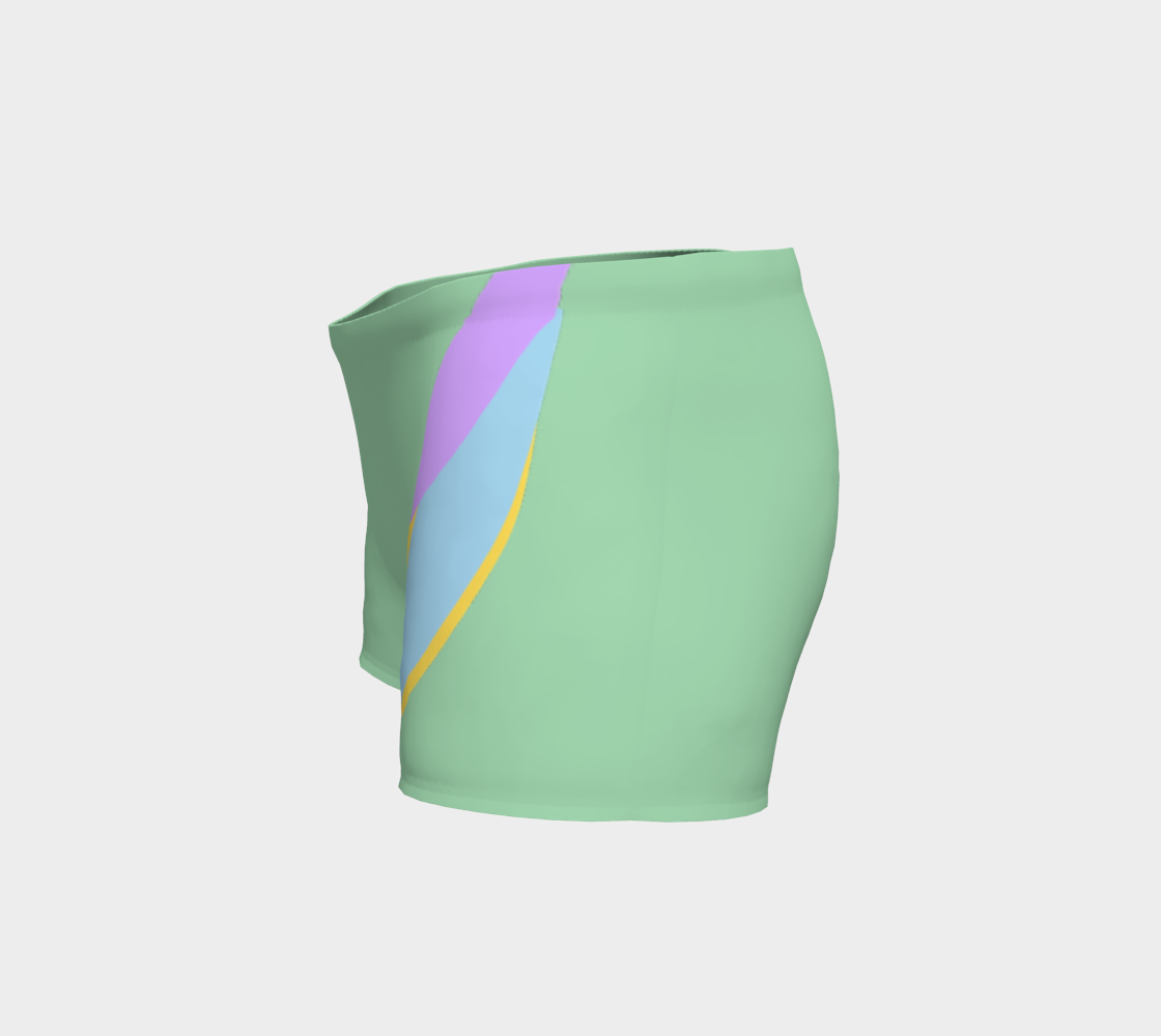 Foxtail Shorts: Mint Green