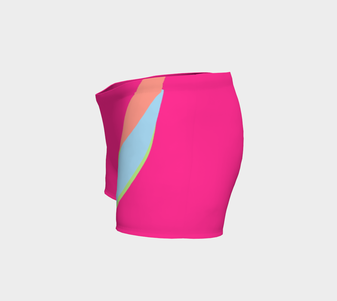 Foxtail Shorts: Hot Fuchsia