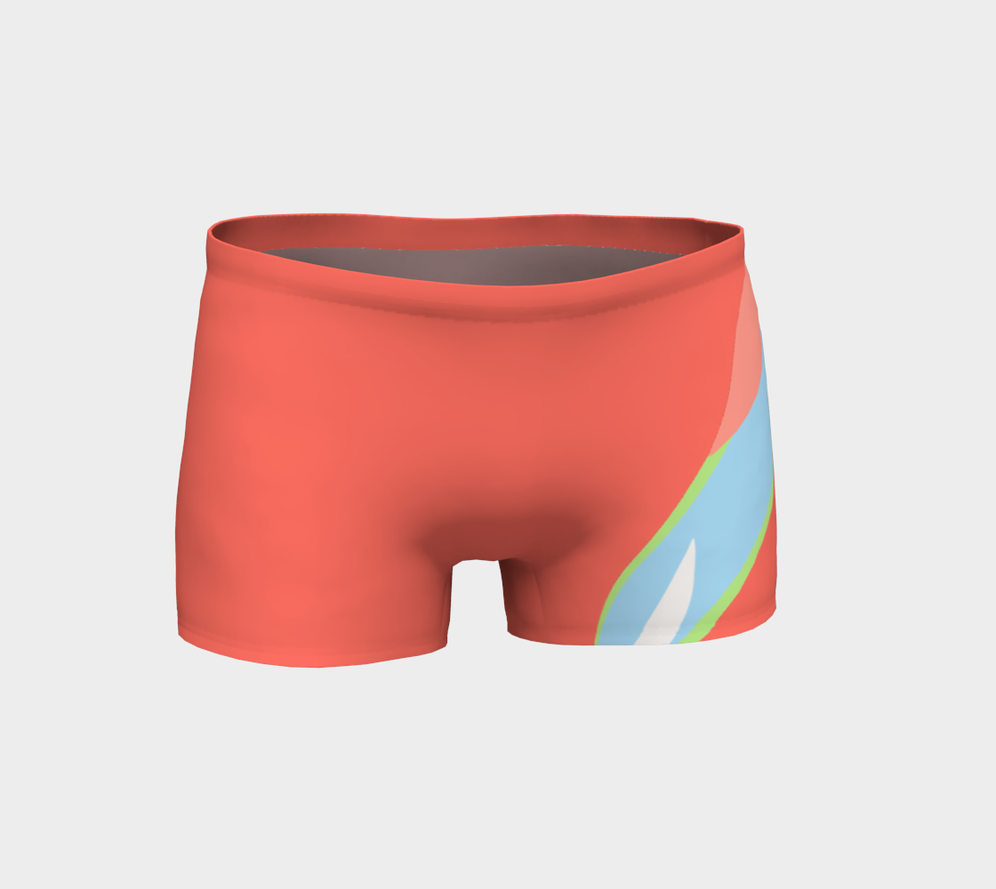 Foxtail Shorts: Tropical Coral