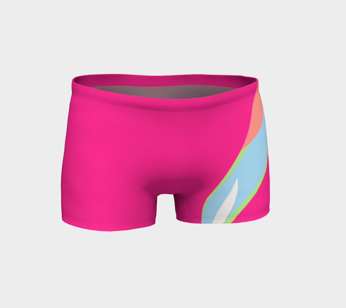Foxtail Shorts: Hot Fuchsia