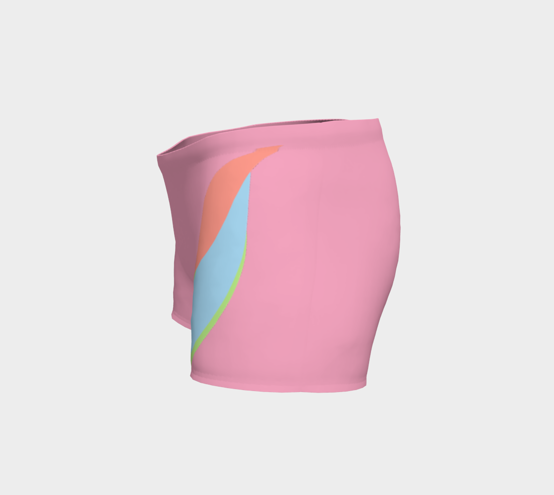 Foxtail Shorts: Bubblegum Pink