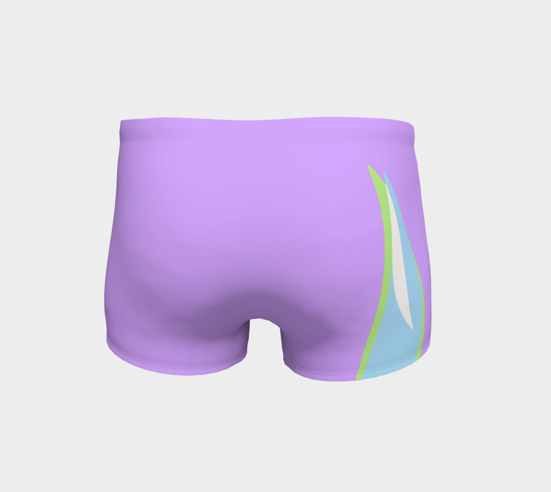 Foxtail Shorts: Electric Lavender
