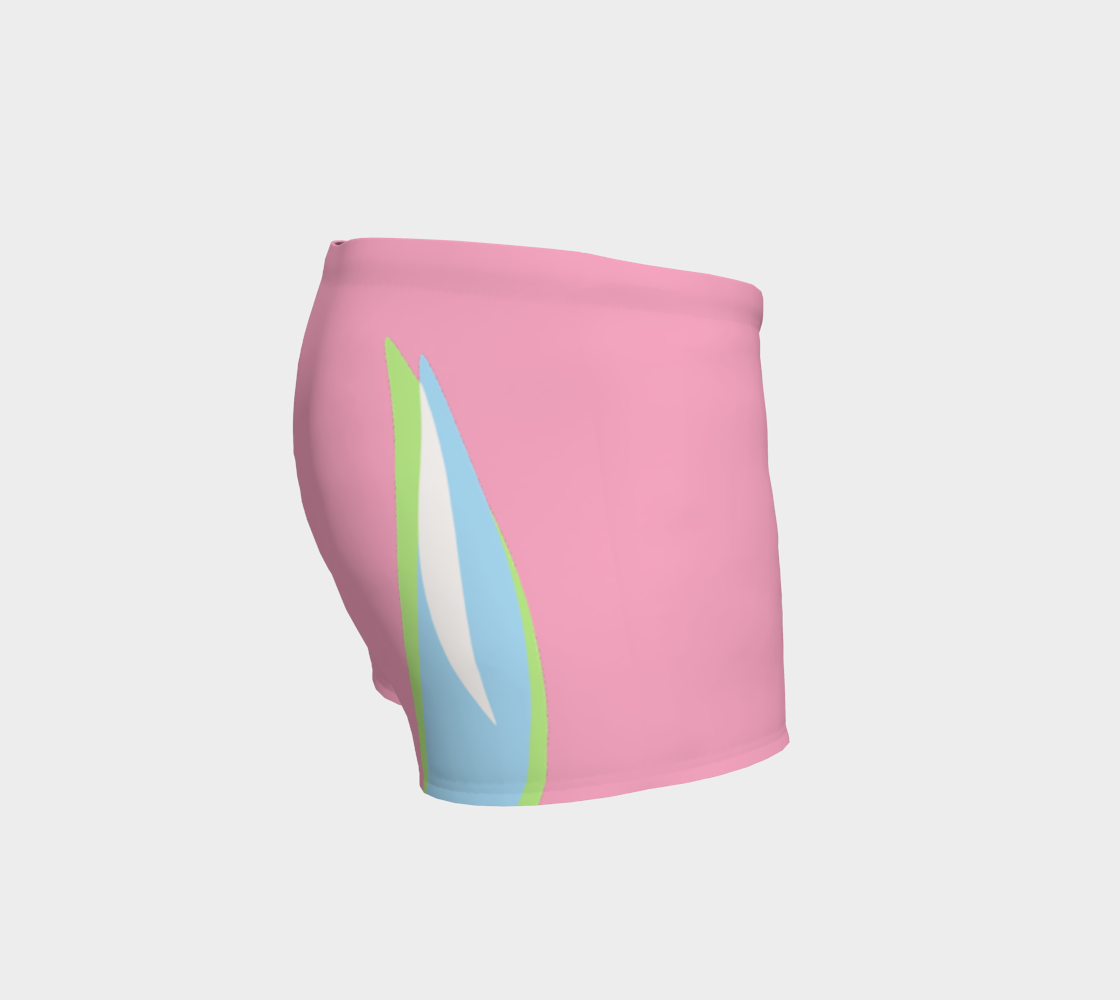 Foxtail Shorts: Bubblegum Pink
