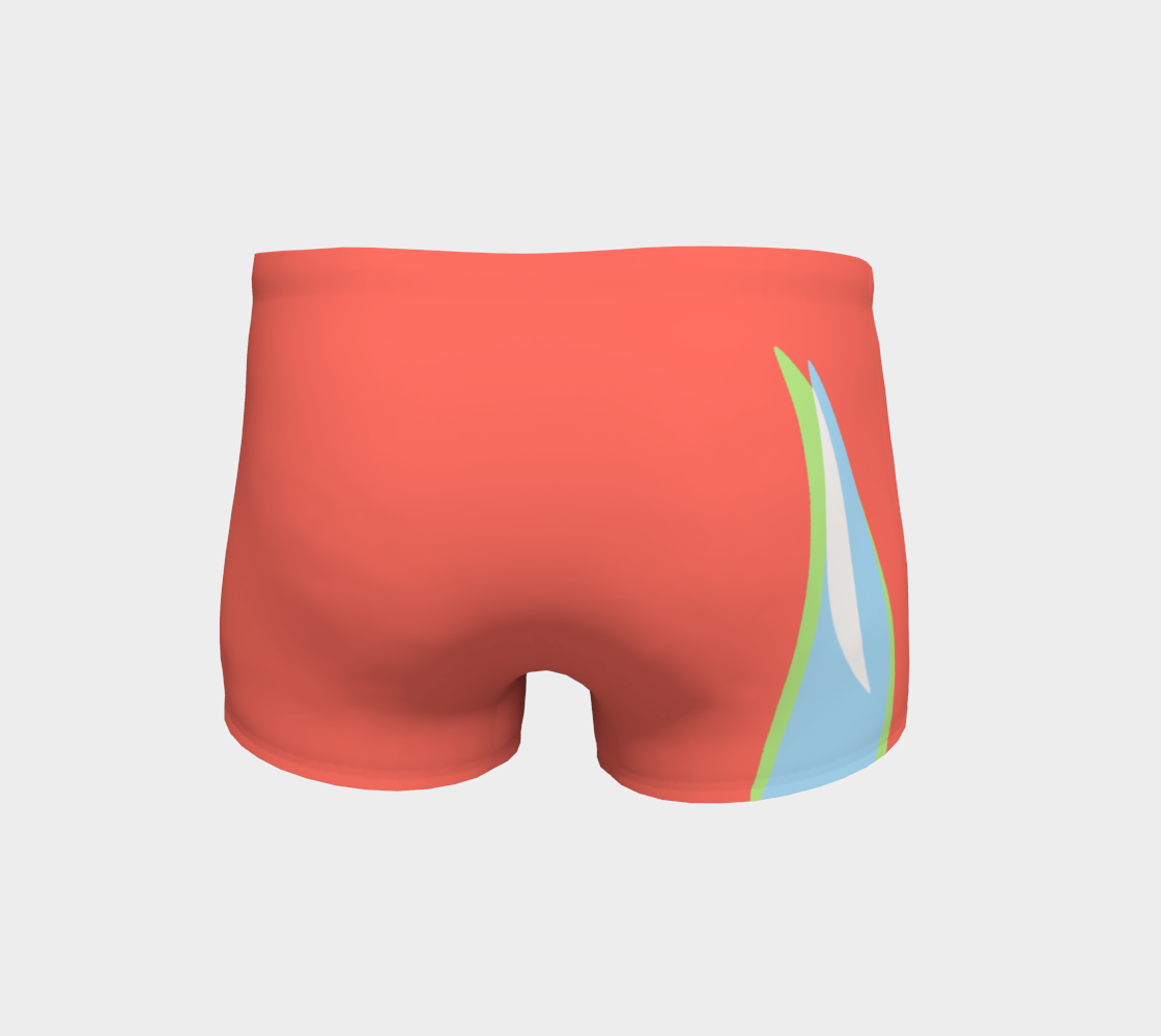 Foxtail Shorts: Tropical Coral