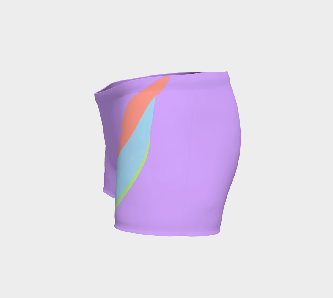 Foxtail Shorts: Electric Lavender