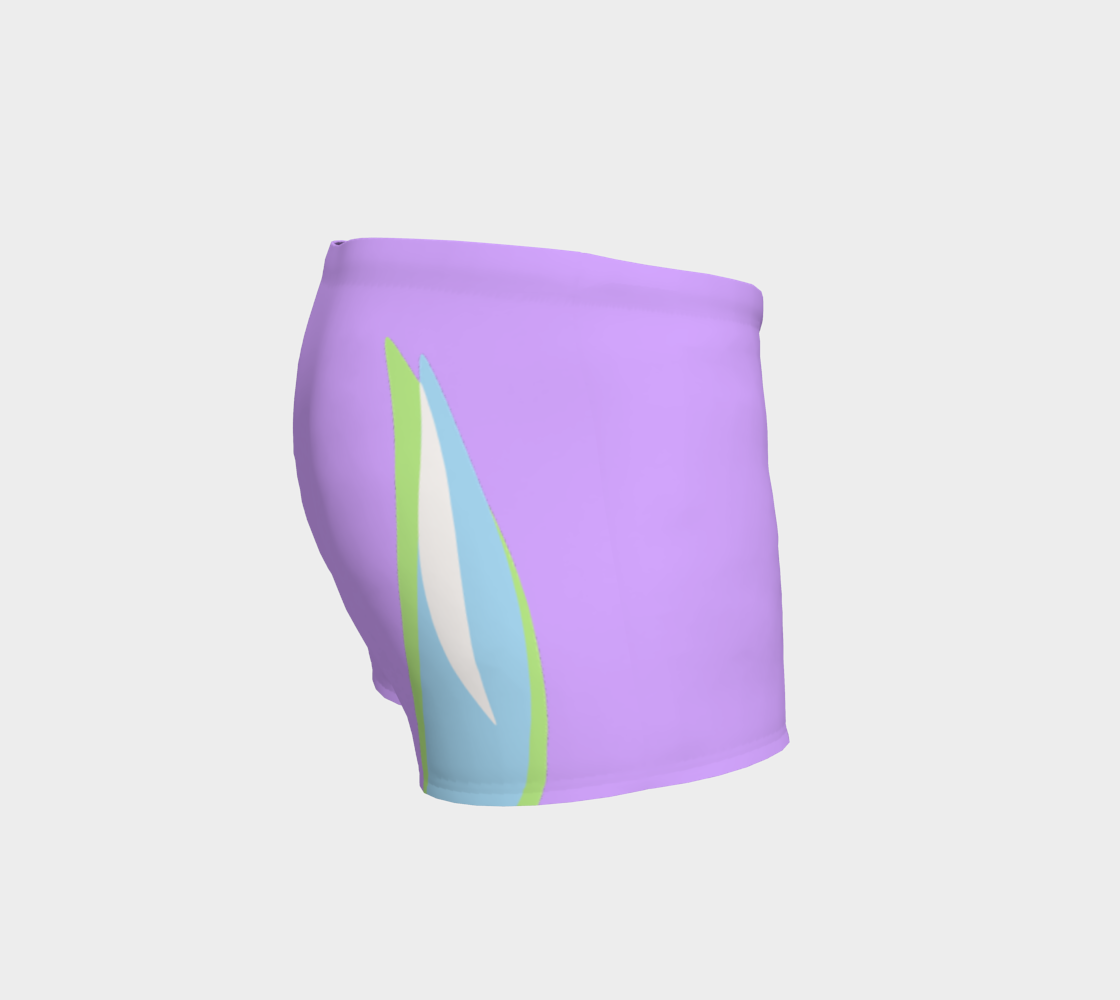 Foxtail Shorts: Electric Lavender