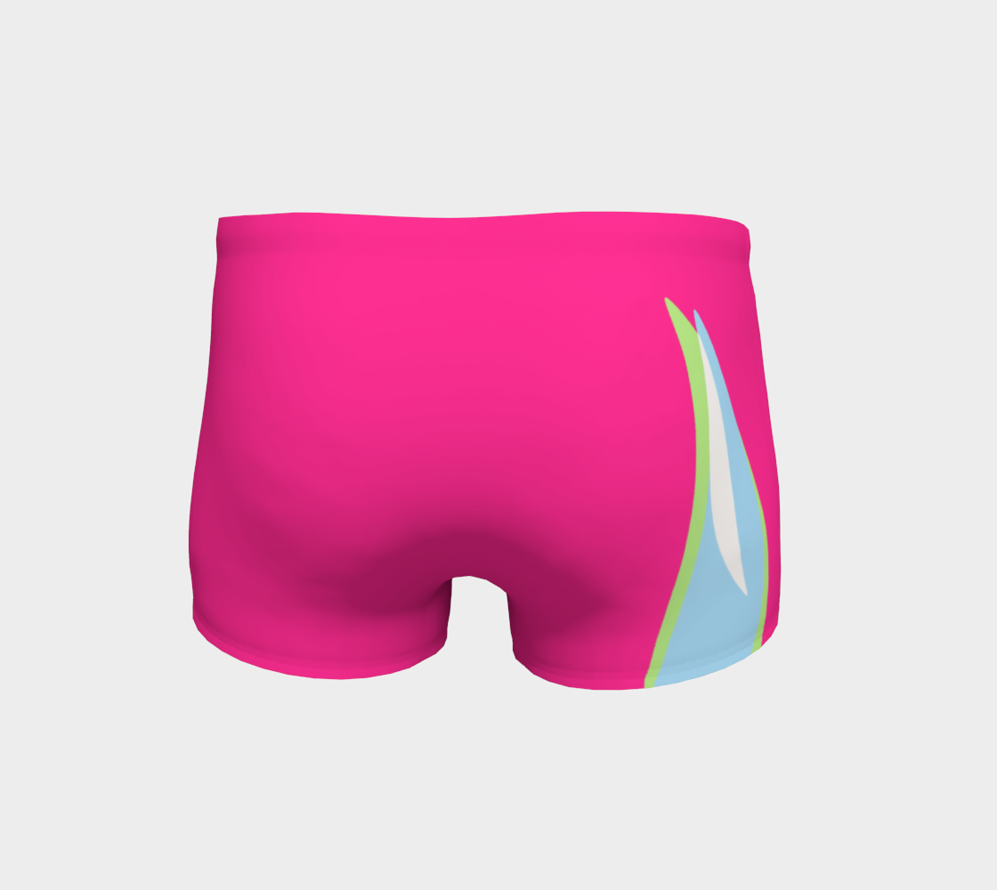 Foxtail Shorts: Hot Fuchsia