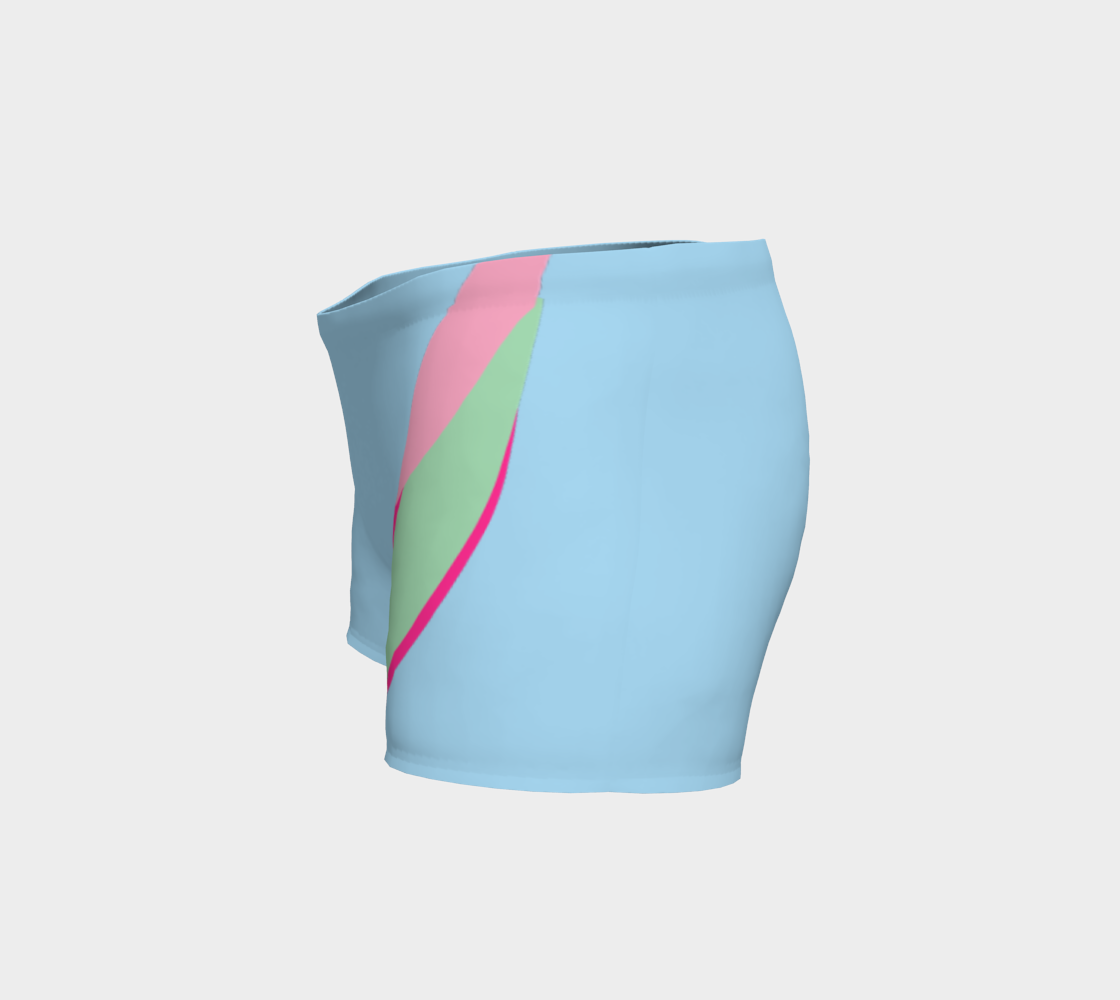 Foxtail Shorts: Cotton Candy Blue