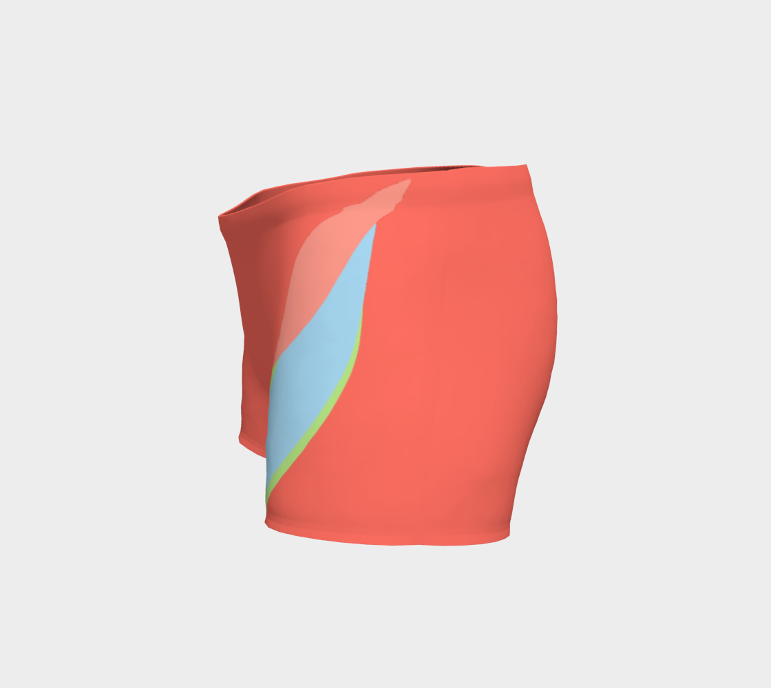Foxtail Shorts: Tropical Coral
