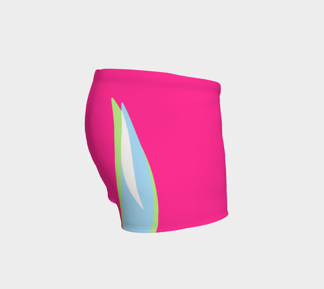 Foxtail Shorts: Hot Fuchsia