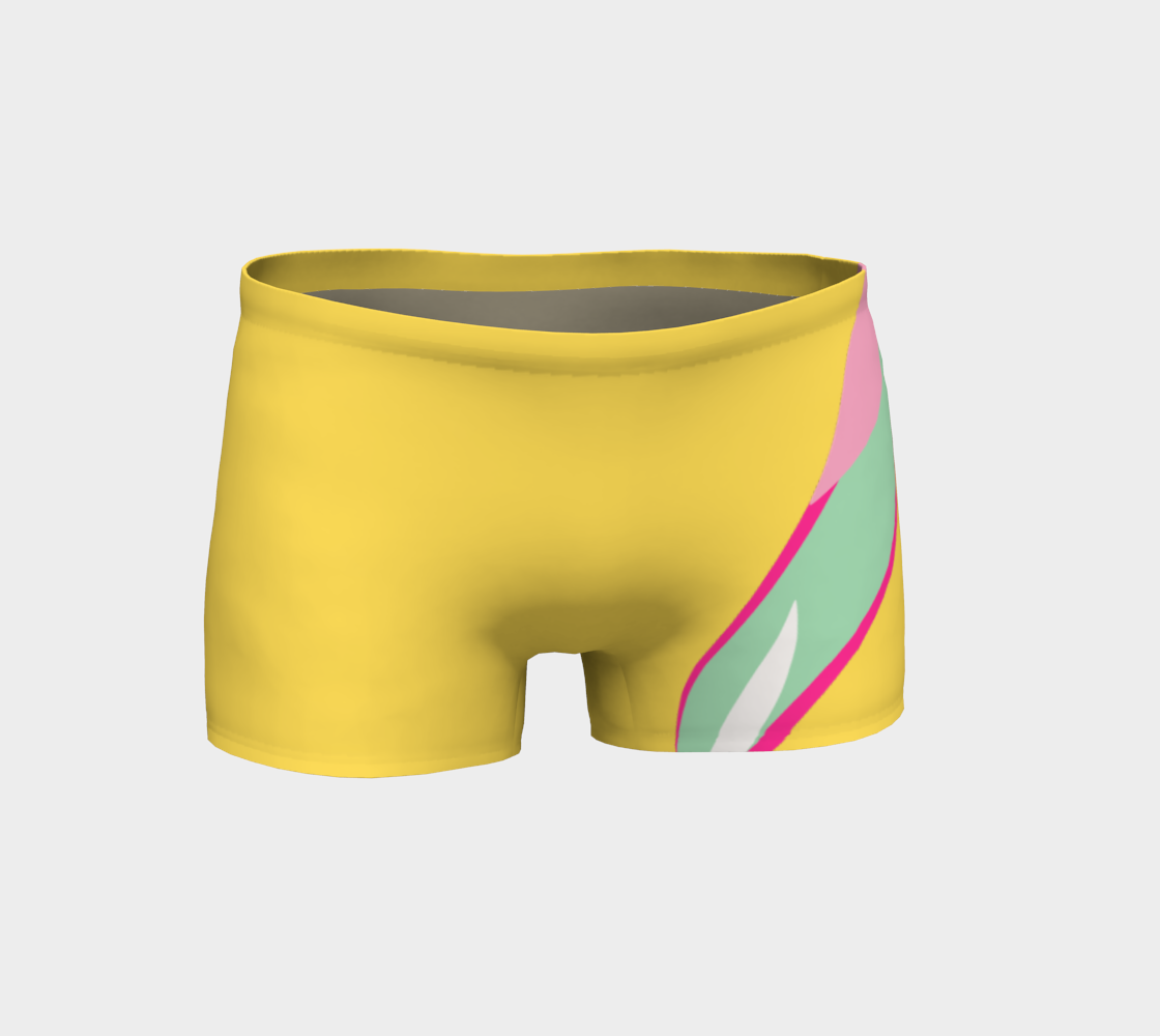 Foxtail Shorts: Sun Yellow