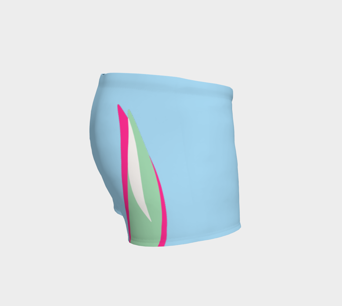Foxtail Shorts: Cotton Candy Blue