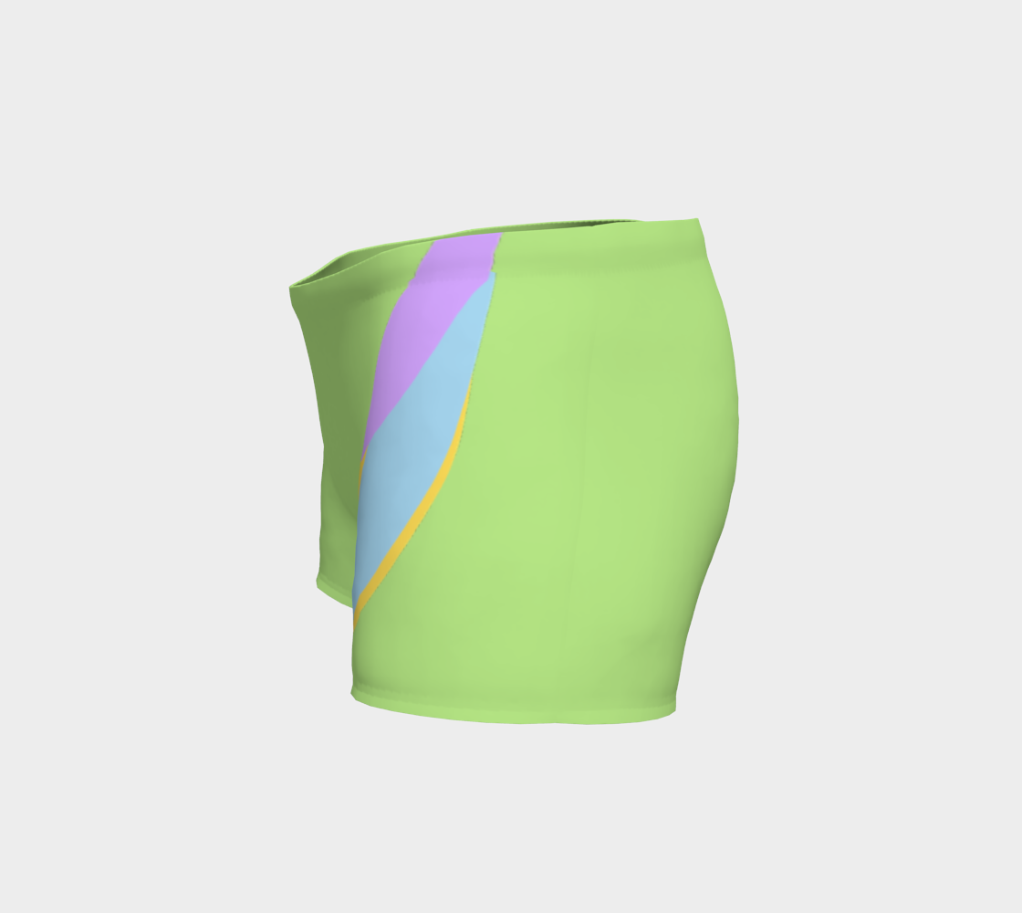 Foxtail Shorts: Lime Sorbet