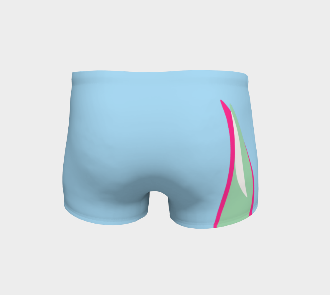 Foxtail Shorts: Cotton Candy Blue